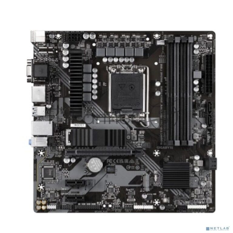 Материнская плата Gigabyte B760M DS3H DDR4, LGA 1700, Intel B760, 4xDDR4, 4xSATA, 2xM.2, 1xPCIe 4.0 x16, 2xPCIe x1, 1xHDMI, 1xDP, 1xVGA, 1x 2.5Gb LAN, 3xUSB-A 3.2 Gen 1, 1xUSB-C 3.2 Gen 2, 2xUSB-A 2.0, 3x3.5 мм, 7.1, mATX 1