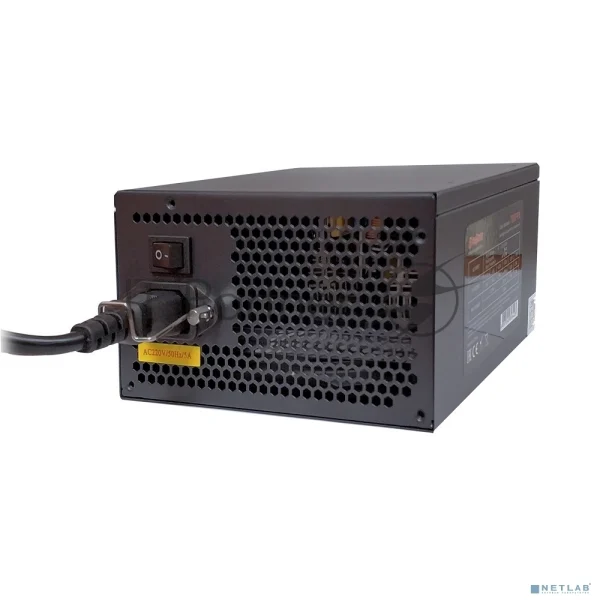 Блок питания ExeGate XP600 (EX219465RUS-S), 600Вт, 120мм, черный