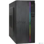 Компьютерный корпус Minitower ExeGate mEVO-9302-RGb (mATX, без БП, 2хUSB+1хUSB 3.0, HD аудио, черный с RGb подсветкой) 7