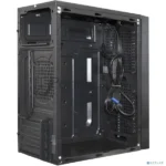 Компьютерный корпус Minitower ExeGate mEVO-9302-RGb (mATX, без БП, 2хUSB+1хUSB 3.0, HD аудио, черный с RGb подсветкой) 8