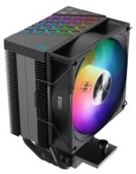 Кулер PCCooler R400 ARGb черный 92мм алюминий+медь 2200r m 30db 4-pin 180W 133мм 5
