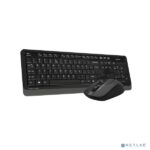 Комплект клавиатура+мышь A4Tech FStyler FG1012 беспроводной, USB, 1200 DPI, черный 24