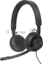 Гарнитура Logitech Zone Wired Teams графит, проводная, USB 21