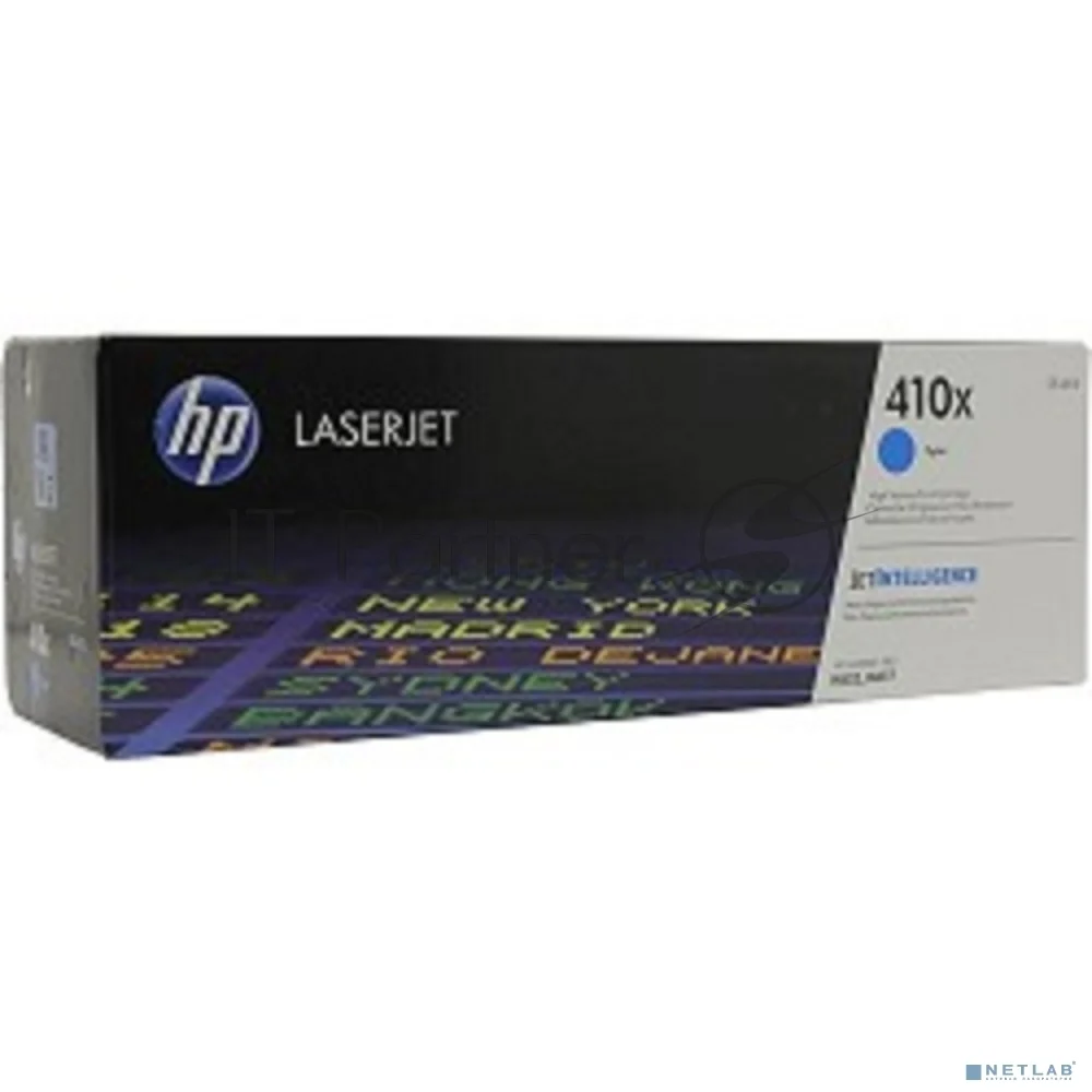 Тонер Картридж HP 410X CF411X голубой для HP LJ Pro M452/M477 (5000 стр.)