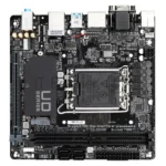 Материнская плата Gigabyte H610I, LGA 1700, Intel H610, 2xDDR5, 4xSATA, 1xM.2, 1xPCIe 4.0 x16, 1xHDMI, 1xVGA, 2xDP, 1x 1Gb LAN, 2xUSB-A 3.2 Gen 1, 4xUSB-A 2.0, 3x 3.5 мм, 7.1, Mini-ITX 10
