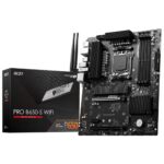 Материнская плата MSI PRO B650-S WIFI, AM5, AMD B650, 4xDDR5, 4xSATA, 2xM.2, 1xPCI-E 4.0 x16, 1xPCI-E 4.0 x4, 1xHDMI, 1xDP, 1x2.5Gb LAN, 3xUSB 3.2 Gen 1, 3xUSB 3.2 Gen 2, 6x3.5 мм, 7.1, Standard-ATX 6