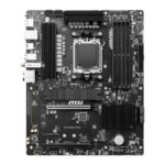 Материнская плата MSI PRO B650-S WIFI, AM5, AMD B650, 4xDDR5, 4xSATA, 2xM.2, 1xPCI-E 4.0 x16, 1xPCI-E 4.0 x4, 1xHDMI, 1xDP, 1x2.5Gb LAN, 3xUSB 3.2 Gen 1, 3xUSB 3.2 Gen 2, 6x3.5 мм, 7.1, Standard-ATX 9