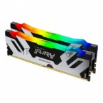 Оперативная память Kingston Fury Renegade, DDR5, 96Gb (2x48GB), 6000MHz, CL32, DIMM, с радиаторами, cеребристый/черный 11