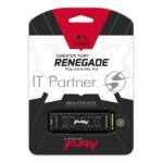 Накопитель SSD Kingston Fury Renegade, 4Tb, PCIe 4.0 x4, M.2 2280, NVMe, R/W 7300/7000, с радиатором 17