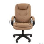 Кресло офисное Chairman 668 LT NEW экопремиум, бежевый, черный пластик 6