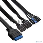 Компьютерный корпус Miditower ExeGate EX290190RUS AA-442U2-AA500 (ATX, AA500 8 см, 1хUSB+2хUSB 3.0, аудио, черный) 6