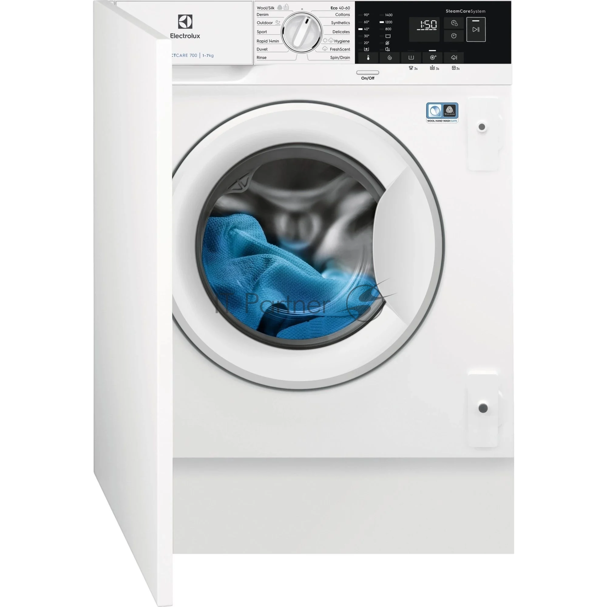 Встраиваемая стиральная машина Electrolux EWN7F447WI класс:B загрузка до 7кг 1