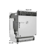 Встраиваемая посудомоечная машина Electrolux EEM48321L, черный, 59.6 см, 14 компл., 44 дБ, класс D 10