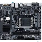 Материнская плата Gigabyte H610M S2H V2, LGA 1700, Intel H610, 2xDDR5, 4xSATA, 1xM.2, 1xPCIe 4.0 x16, 1xPCIe x1, 1xHDMI, 2xDP, 1xD-Sub, 1x 1Gb LAN, 2xUSB-A 3.2 Gen 1, 4xUSB-A 2.0, 3x 3.5 мм, 7.1, mATX 8