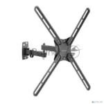 Кронштейн для телевизора Kromax CORBEL-7 черный 22"-65" макс.30кг настенный поворот и наклон 14