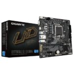 Материнская плата Gigabyte B760M H DDR4, LGA 1700, Intel B760, 2xDDR4, 4xSATA, 2xM.2, 1xPCIe 4.0 x16, 1xPCIe x1, 1xHDMI, 1xVGA, 1x 1Gb LAN, 2xUSB 2.0, 4xUSB 3.2 Gen 1, 3x3.5 мм, 7.1, Micro ATX 3