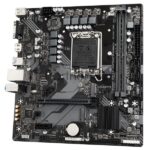 Материнская плата Gigabyte B760M H DDR4, LGA 1700, Intel B760, 2xDDR4, 4xSATA, 2xM.2, 1xPCIe 4.0 x16, 1xPCIe x1, 1xHDMI, 1xVGA, 1x 1Gb LAN, 2xUSB 2.0, 4xUSB 3.2 Gen 1, 3x3.5 мм, 7.1, Micro ATX 4