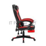 Кресло Defender CRUISER BLACK/RED черный/красный, экокожа, подставка для ног 12
