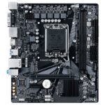 Материнская плата Gigabyte H610M S2H V2, LGA 1700, Intel H610, 2xDDR5, 4xSATA, 1xM.2, 1xPCIe 4.0 x16, 1xPCIe x1, 1xHDMI, 2xDP, 1xD-Sub, 1x 1Gb LAN, 2xUSB-A 3.2 Gen 1, 4xUSB-A 2.0, 3x 3.5 мм, 7.1, mATX 14