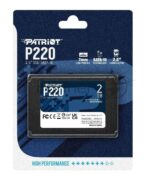 Накопитель SSD Patriot P220, 2Tb, SATA III, 2.5", R/W 550/500 7