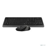 Комплект клавиатура+мышь A4Tech FStyler FG1010S беспроводной, USB, 2000 DPI, чёрный/серый 12