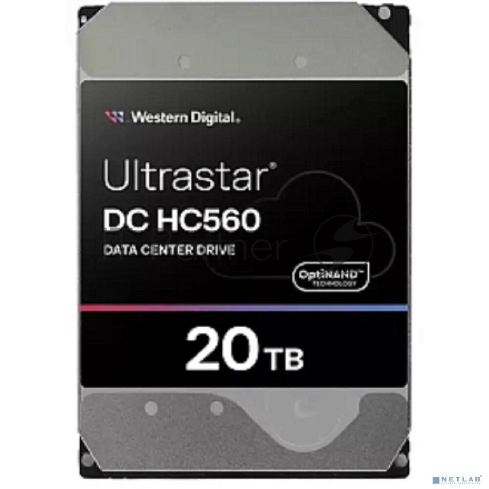 Жесткий диск Western Digital HDD SAS Server 20Tb Ultrastar DC HC560 7200 12Gb/s 512MB 1 year warranty 1 Жесткий диск Western Digital HDD SAS Server 20Tb Ultrastar DC HC560 7200 12Gb/s 512MB 1 year warranty 1
