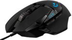Мышь проводная Logitech G502 HERO черный, 25600 dpi, USB, кнопки - 11 19