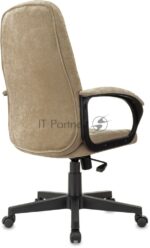 Кресло руководителя Бюрократ CH 002 Fabric Light-21 песочный, крестов. пластик 11