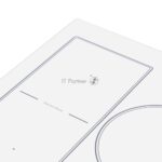 Индукционная варочная панель Maunfeld CVI453SBWH Inverter, конфорок: 3 шт., стеклокерамика, независимая, белый 24