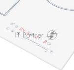 Индукционная варочная панель Maunfeld CVI453SBWH Inverter, конфорок: 3 шт., стеклокерамика, независимая, белый 15
