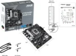 Материнская плата ASUS PRIME B760M-R D4, LGA 1700, Intel B760, 2xDDR4, 4xSATA, 2xM.2, 1xPCIe 4.0 x16, 1xPCIe x1, 1xHDMI, 1x 2.5Gb LAN, 4xUSB-A 2.0, 4xUSB-A 3.2 Gen 1, 3x3.5 мм, 7.1, mATX 17
