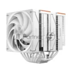 Кулер для процессора PCCooler RZ620 WH (260W, 4-pin PWM, 158мм, Al/Cu, 6x6мм, 2x120мм, 86.73CFM, 32dBA, 1800RPM, S: 1851/1700/1200/115X, AM5/AM4, белый) 12