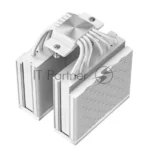 Кулер для процессора PCCooler RZ620 WH (260W, 4-pin PWM, 158мм, Al/Cu, 6x6мм, 2x120мм, 86.73CFM, 32dBA, 1800RPM, S: 1851/1700/1200/115X, AM5/AM4, белый) 10