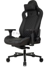 Кресло Knight Craft черный, экокожа, 120 кг, механизм качания 13