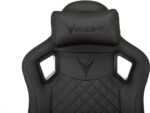 Кресло Knight Craft черный, экокожа, 120 кг, механизм качания 20
