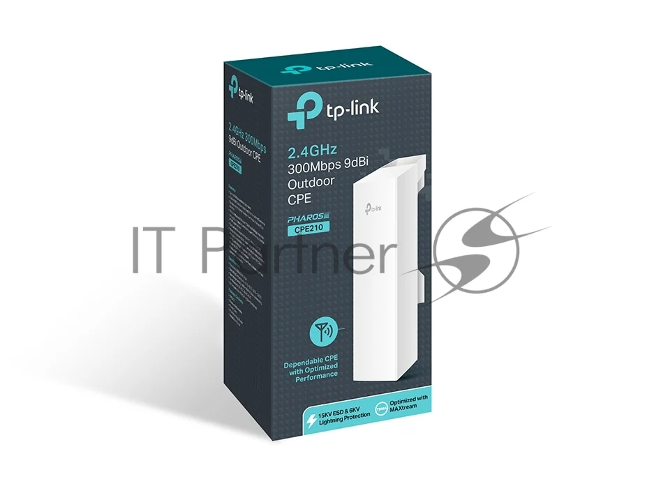 Точка доступа TP-Link SMB CPE210 Outdoor 2.4GHz 300Mbps High power Wireless Access Point WISP Client Router 1