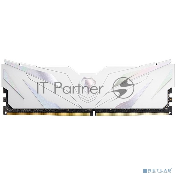 Оперативная память NETAC, DDR4, 16GB (1x16GB), 3200MHz, CL16, DIMM, с радиатором, белый