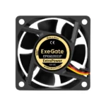 Вентилятор для корпуса ExeGate ExtraPower EP06025S3P черный, 60 мм, 4500 об/мин, 31 дБ, 3 pin 2
