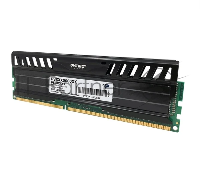 Оперативная память Patriot Viper 3, DDR3, 8GB (1x8 GB), 1600 MHz, CL10, DIMM, радиатор, черный 1