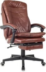Кресло Бюрократ T-9950MSG-F/BROWN-PU коричневый, экокожа 16