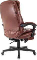 Кресло Бюрократ T-9950MSG-F/BROWN-PU коричневый, экокожа 20
