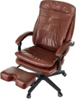 Кресло Бюрократ T-9950MSG-F/BROWN-PU коричневый, экокожа 24