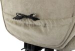Кресло руководителя Бюрократ T-9950MSG-F Fabric песочный Light-21, крестов. пластик, подст. для ног 27