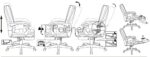 Кресло Бюрократ T-9950MSG-F/BROWN-PU коричневый, экокожа 34