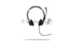 Гарнитура Logitech PC Headset 960 Stereo чёрный, проводная, USB 21