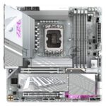 Материнская плата Gigabyte Z890M AORUS ELITE WIFI7 ICE, LGA 1851, Intel Z890, 4xDDR5, 4xSATA, 3xM.2, 1xPCIe 4.0 x4, 1xPCIe 5.0 x16, 1xDP, 1xUSB-C, 1x 2.5Gb LAN, 1xUSB-A 3.2 Gen 2, 4xUSB-A 3.2 Gen 1, 2x3.5 мм, TOSLINK, 7.1, 1xUSB4, mATX 7
