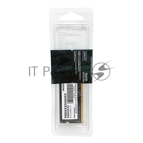 Оперативная память Patriot Signature, DDR4, 8GB (1x8 GB), 2133 MHz, CL15, SO-DIMM 1