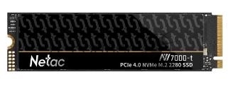 Накопитель SSD Netac NV7000-T, 2Tb, M.2 2280, PCIe 4.0 x4, NVMe, R/W 7300/6700, с радиатором