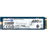 Накопитель SSD Kingston DC2000B, 480Gb, PCIe 4.0 x4, M.2 2280, R/W 7000/800 6