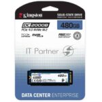 Накопитель SSD Kingston DC2000B, 480Gb, PCIe 4.0 x4, M.2 2280, R/W 7000/800 5